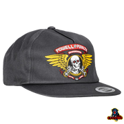 POWELL PERALTA CAP Winged Ripper Charcoal